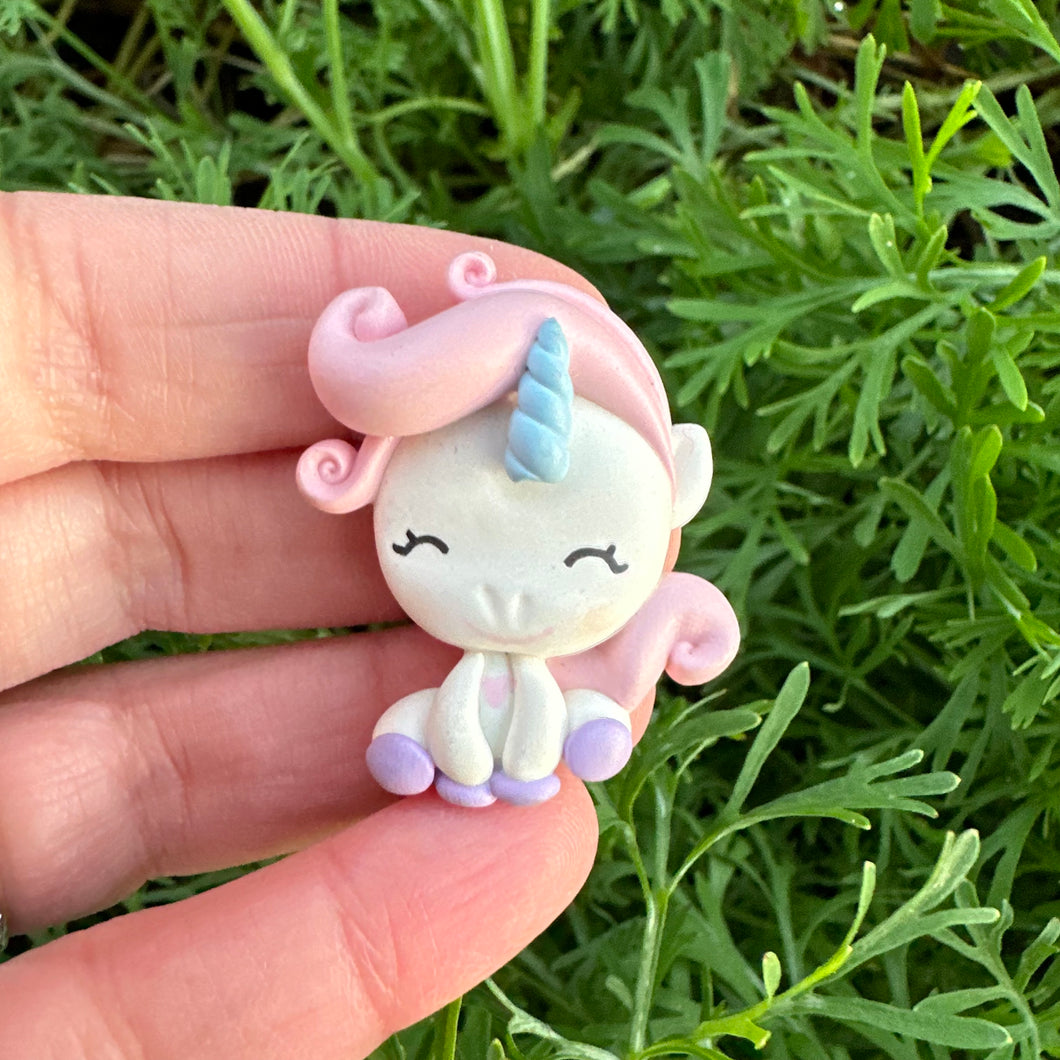 Custom Unicorn Clay Bow