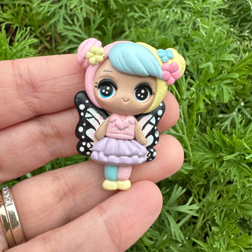 Custom Fairy Girl Clay Bow