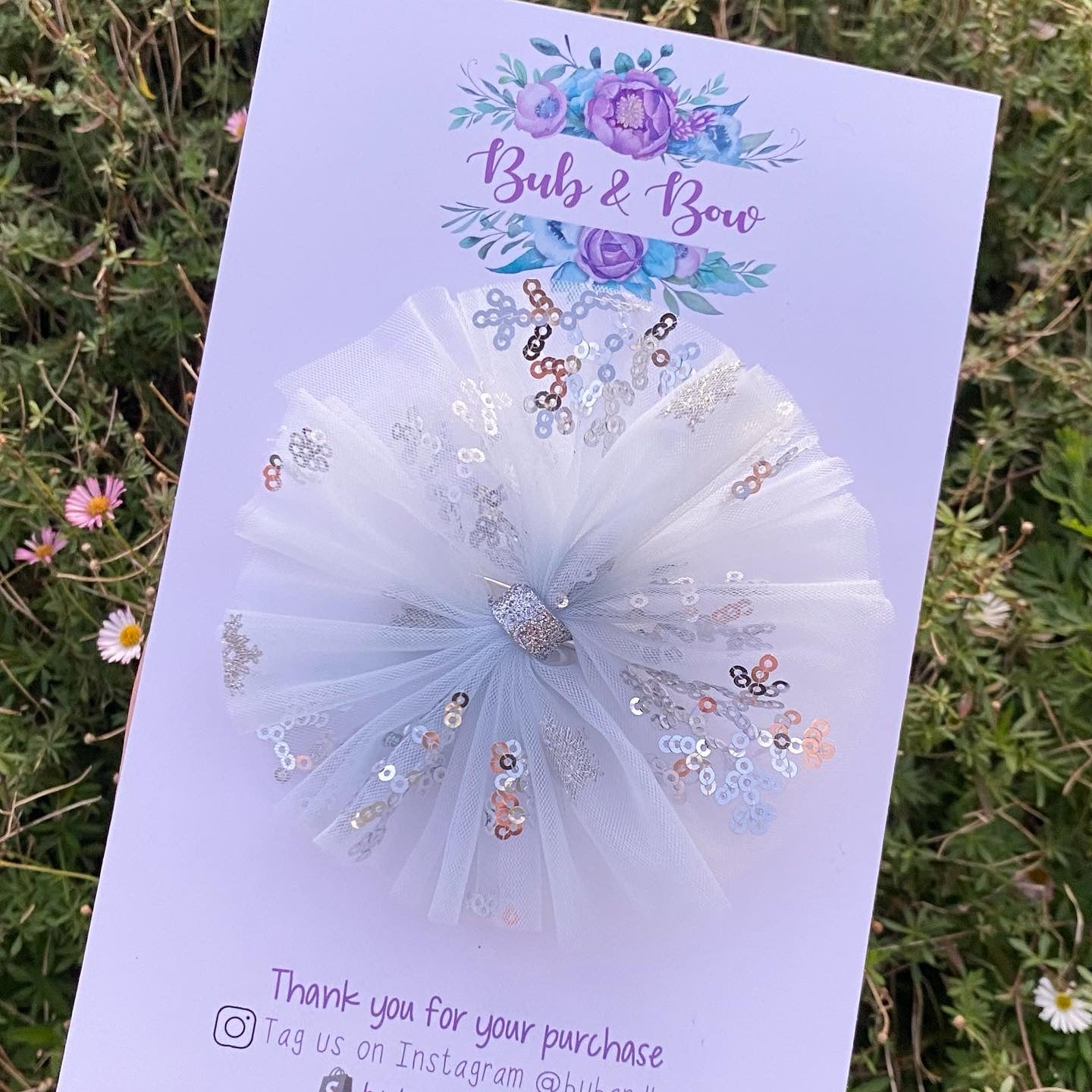 Sequin Tulle Clip