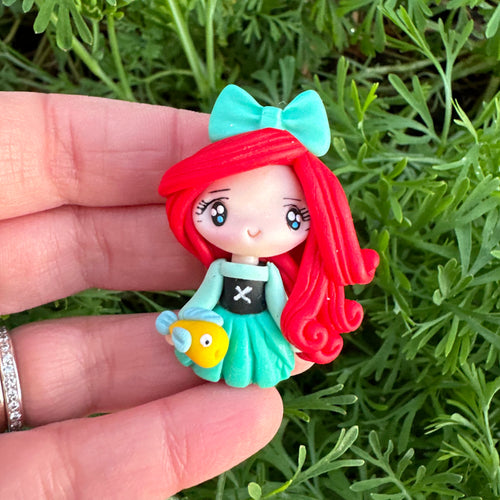 Custom Princess Clay Bow