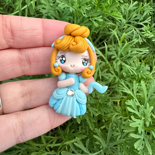 Custom Princess Clay Bow