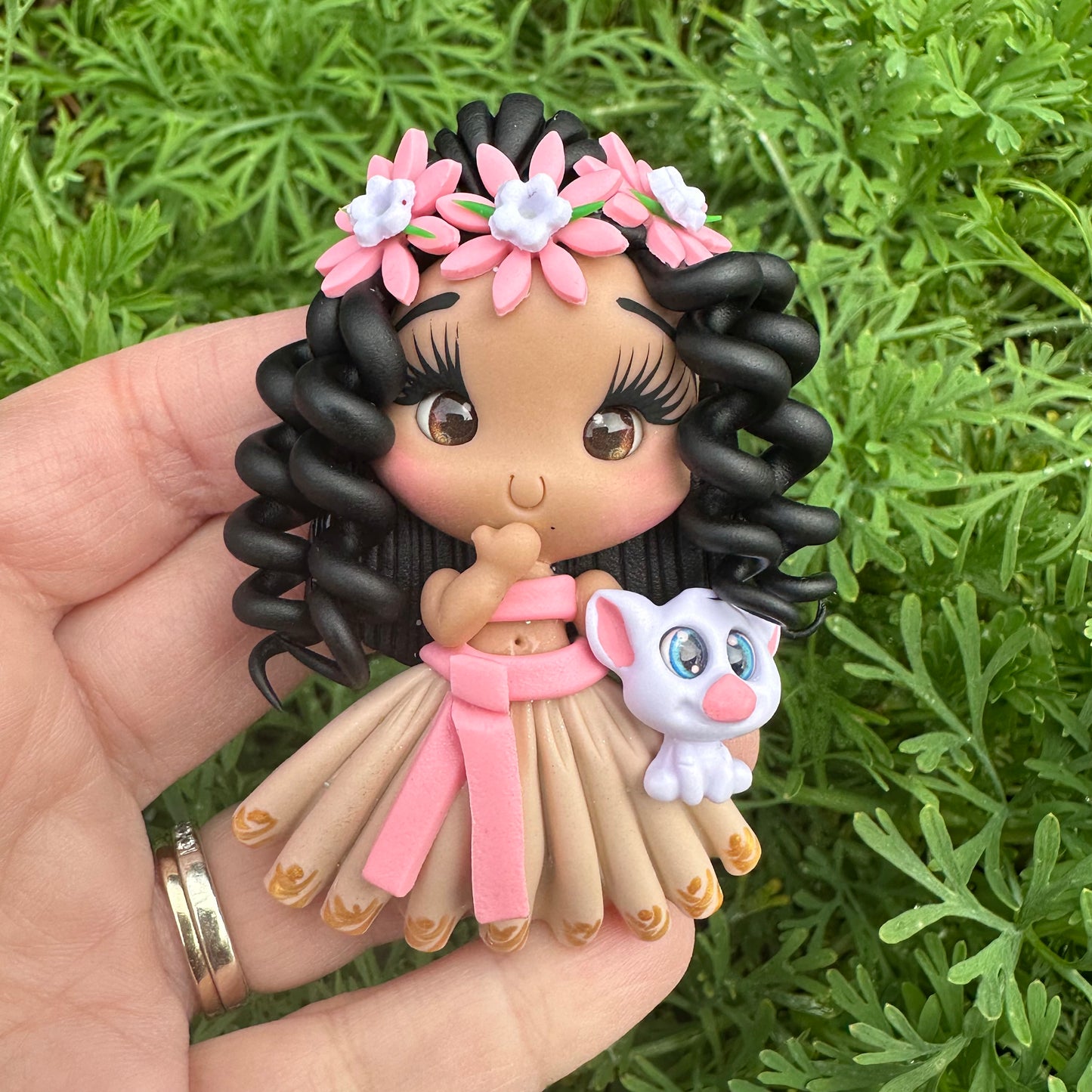 Custom Princess Clay Bow