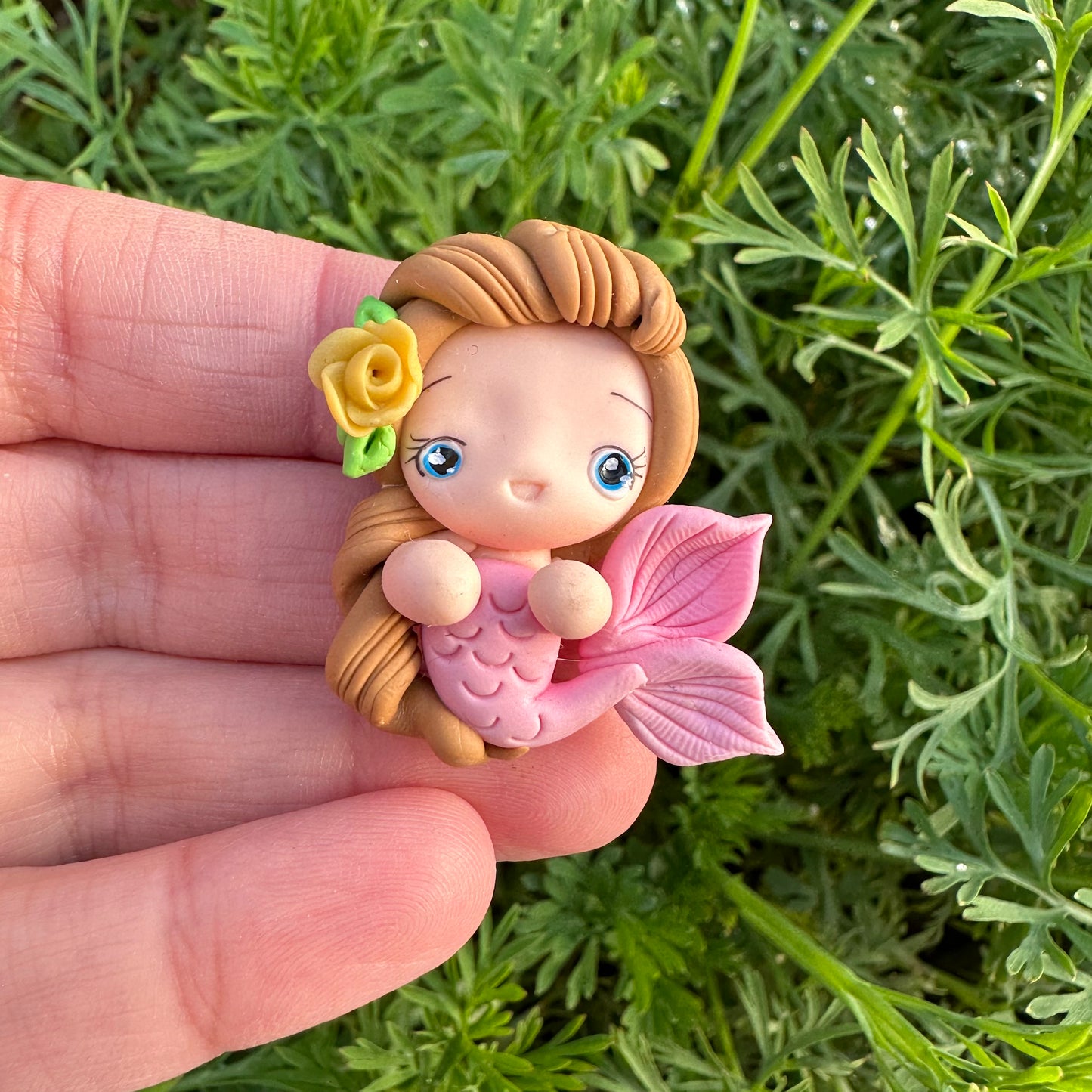 Custom Mermaid Clay Bow