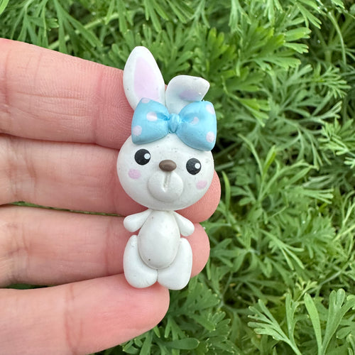 Custom Bunny Clay Bow