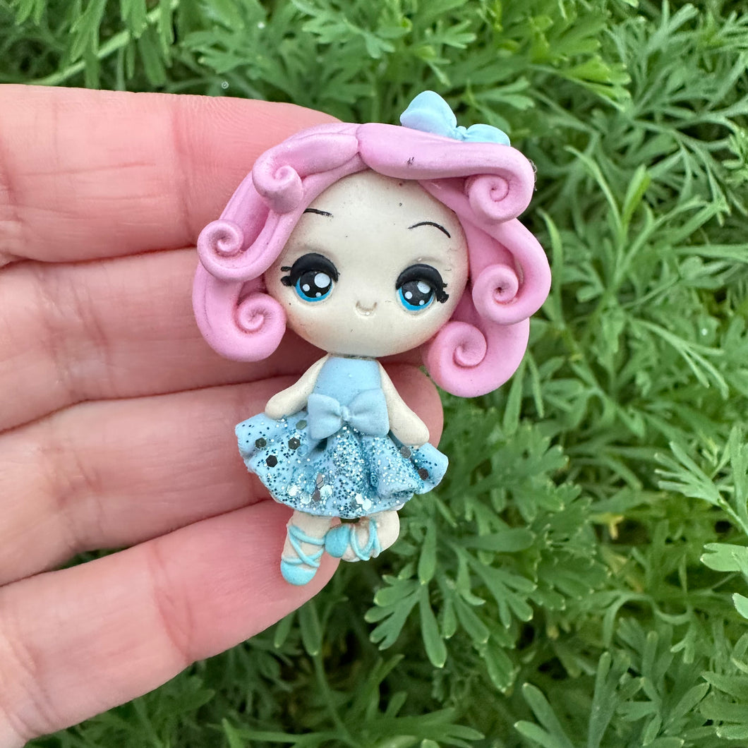 Custom Ballerina Clay Bow