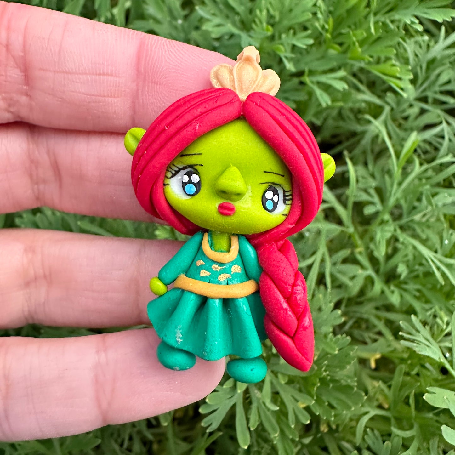 Custom Princess Clay Bow