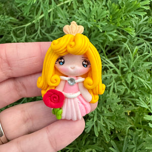 Custom Princess Clay Bow