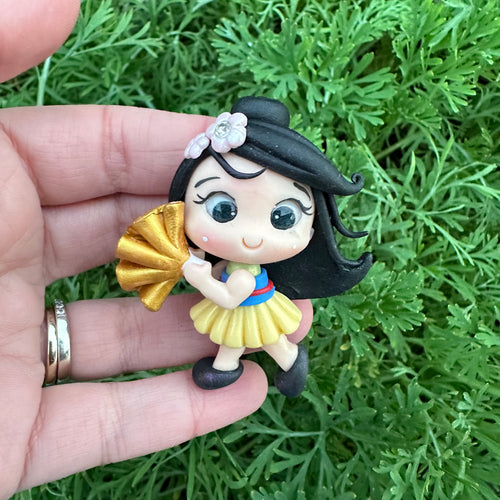 Custom Princess Clay Bow