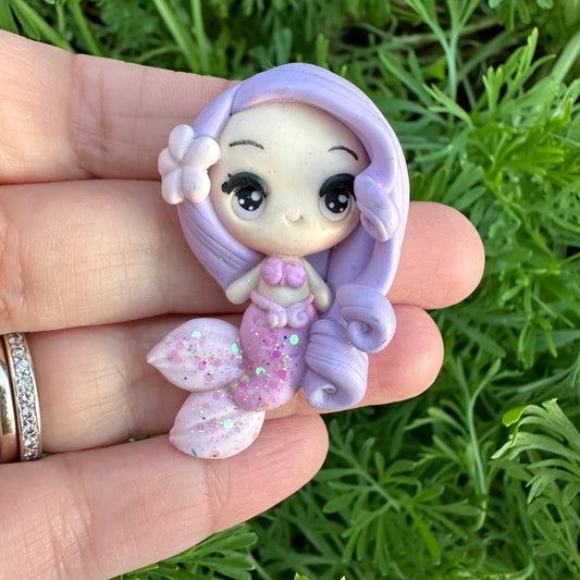 Custom Mermaid Clay Bow