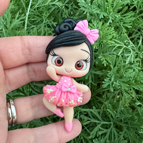 Custom Ballerina Clay Bow