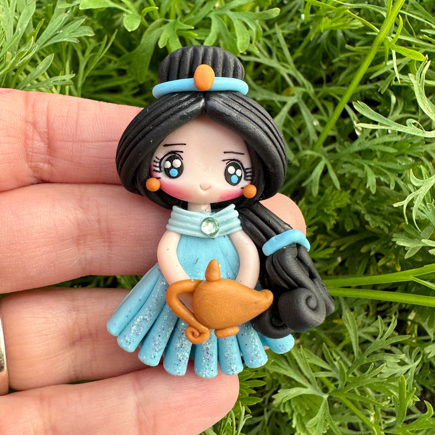 Custom Princess Clay Bow