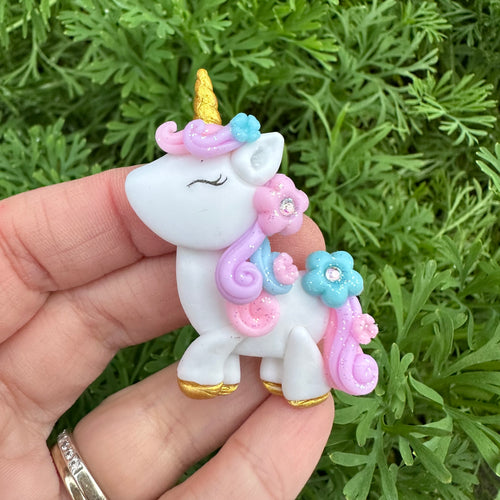 Custom Unicorn Clay Bow