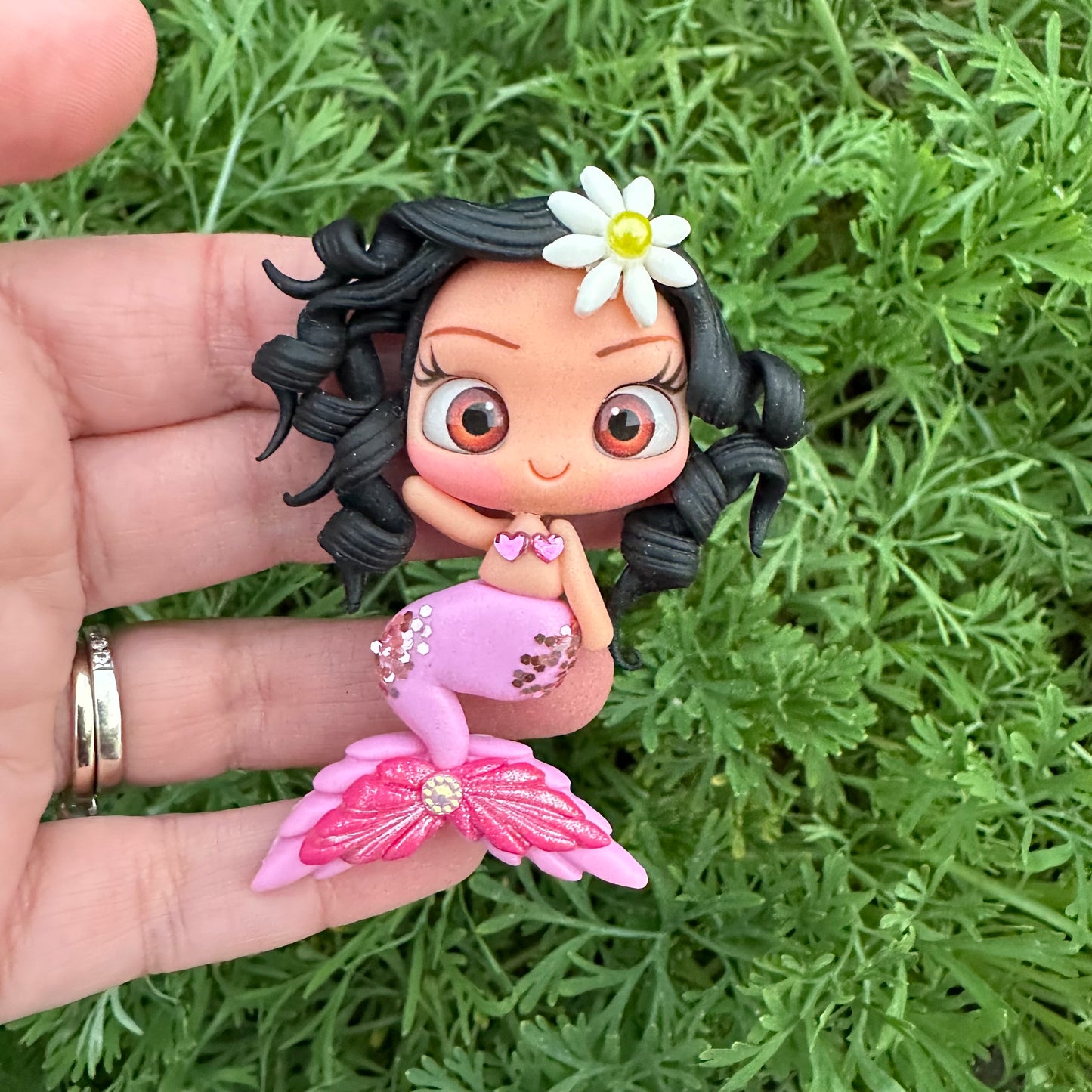 Custom Mermaid Clay Bow