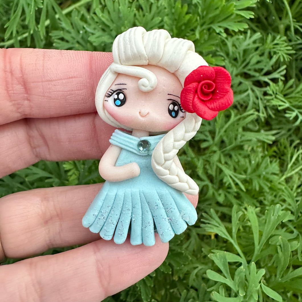 Custom Princess Clay Bow