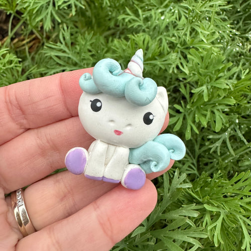 Custom Unicorn Clay Bow