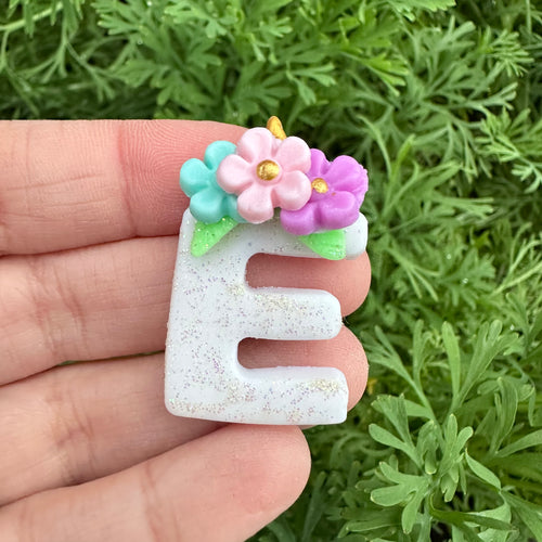 Custom Letter ‘E’ Clay Bow