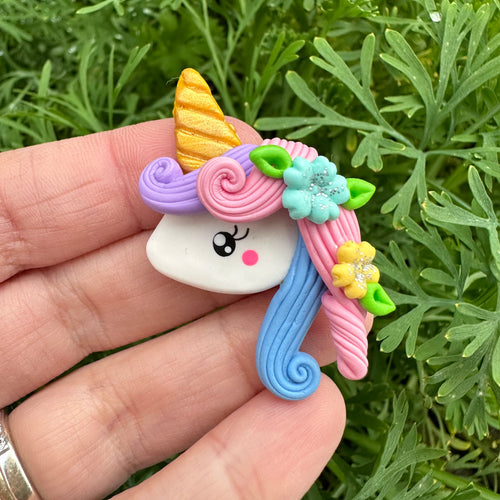 Custom Unicorn Clay Bow