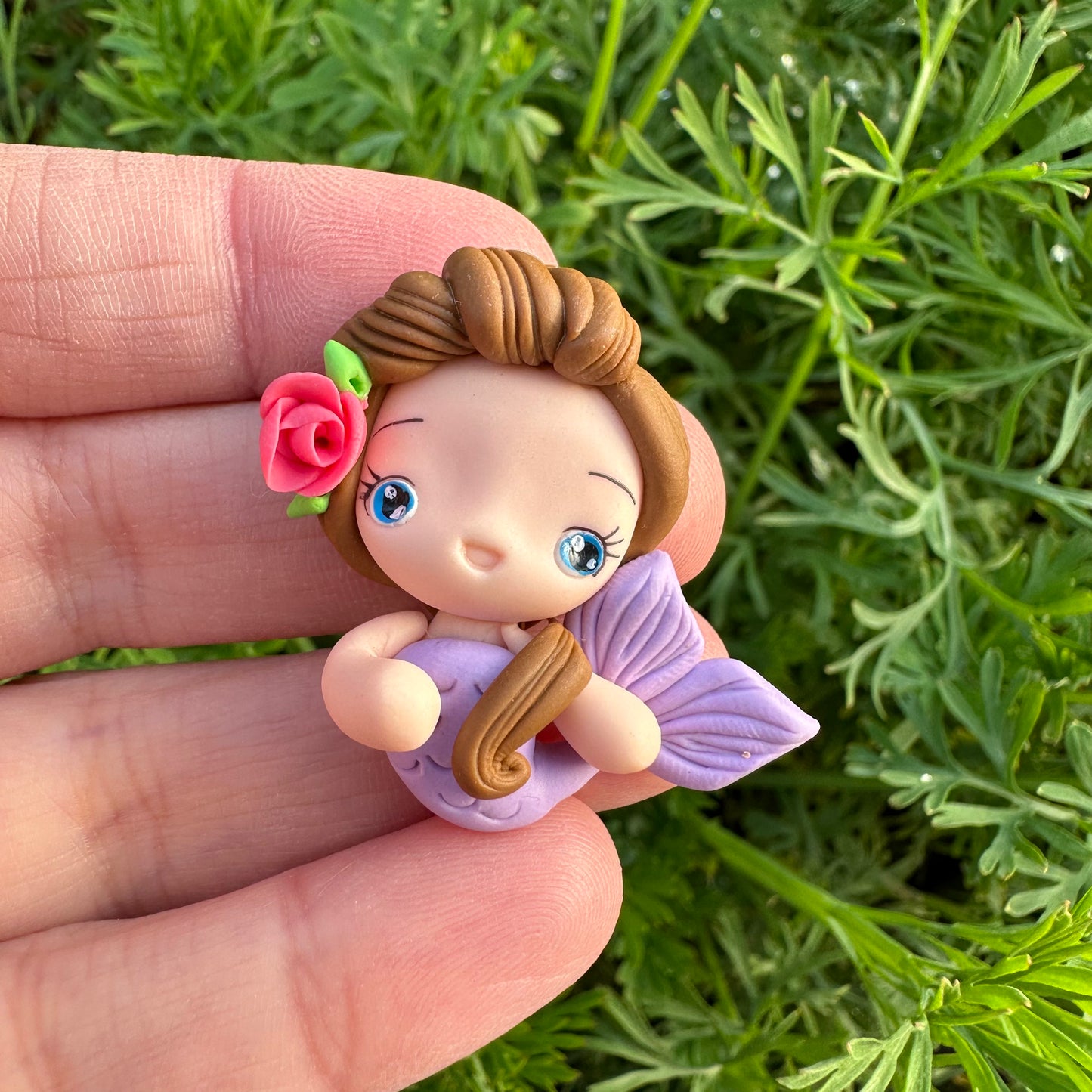 Custom Mermaid Clay Bow