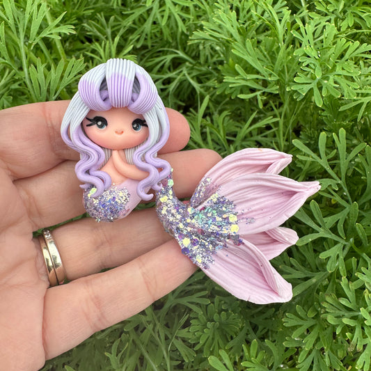 Custom Mermaid Clay Bow