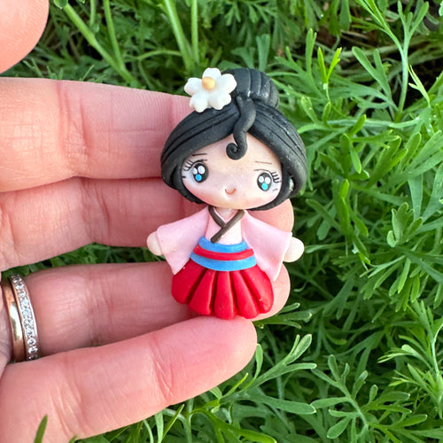 Custom Princess Clay Bow