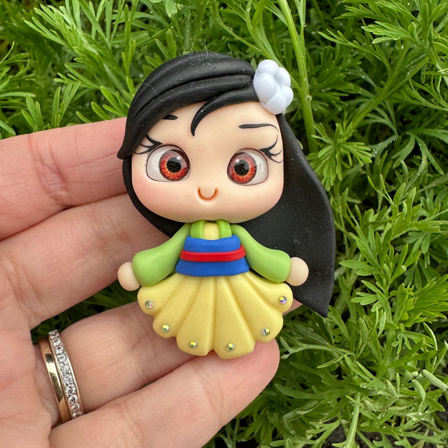 Custom Princess Clay Bow