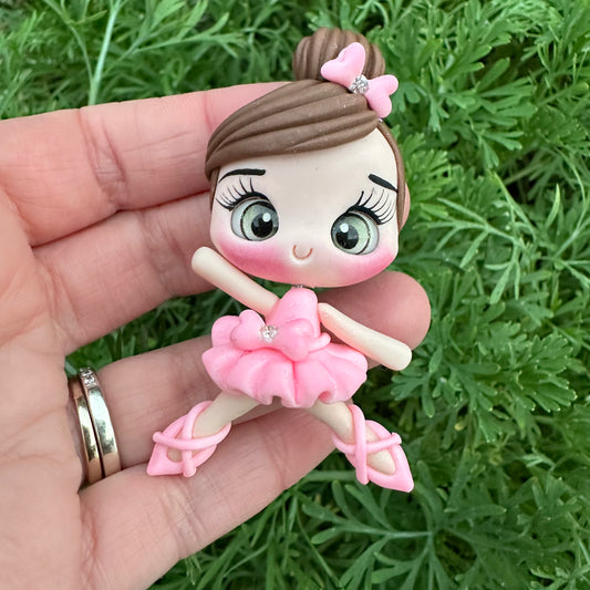 Custom Ballerina Clay Bow