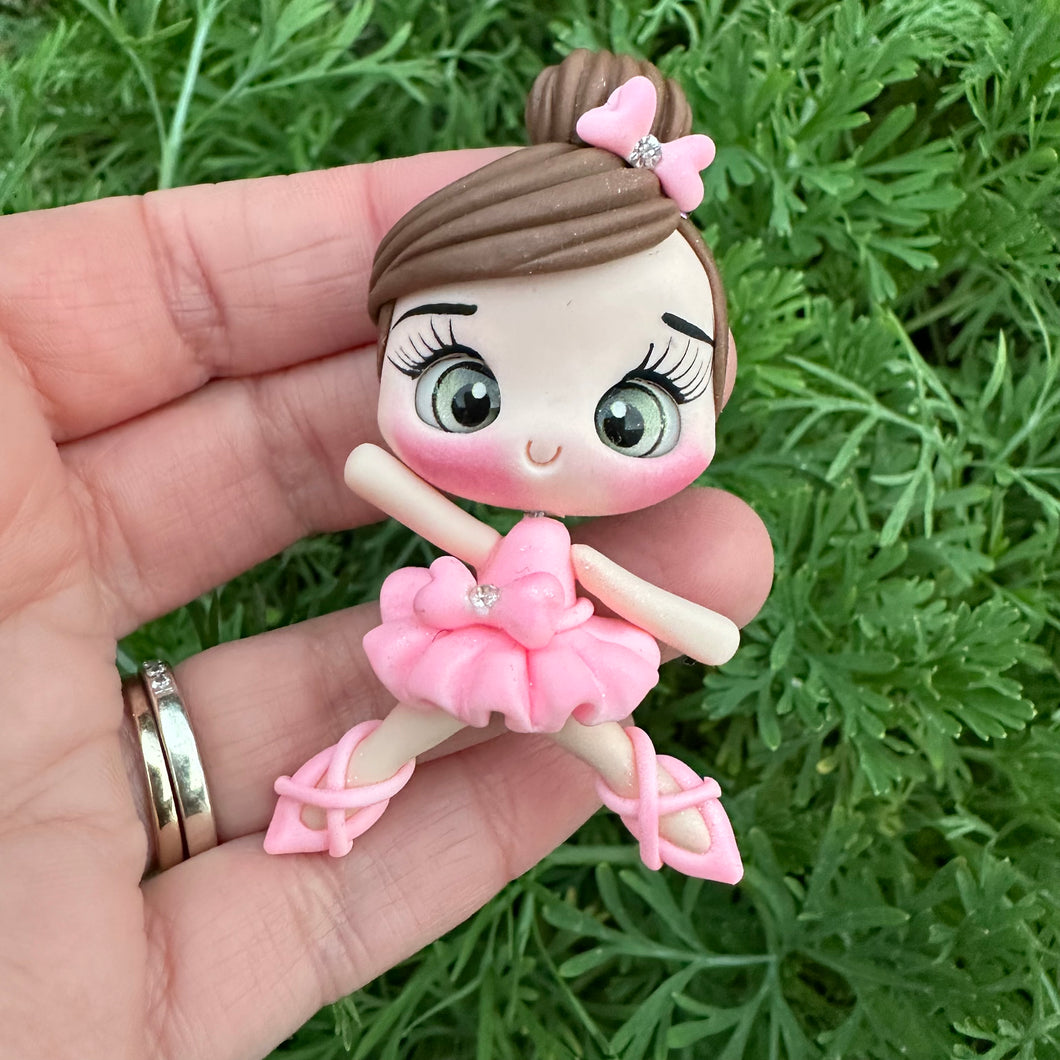 Custom Ballerina Clay Bow