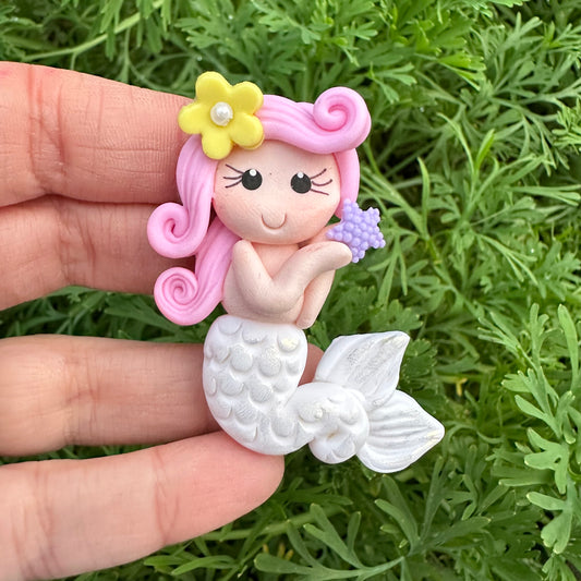 Custom Mermaid Clay Bow