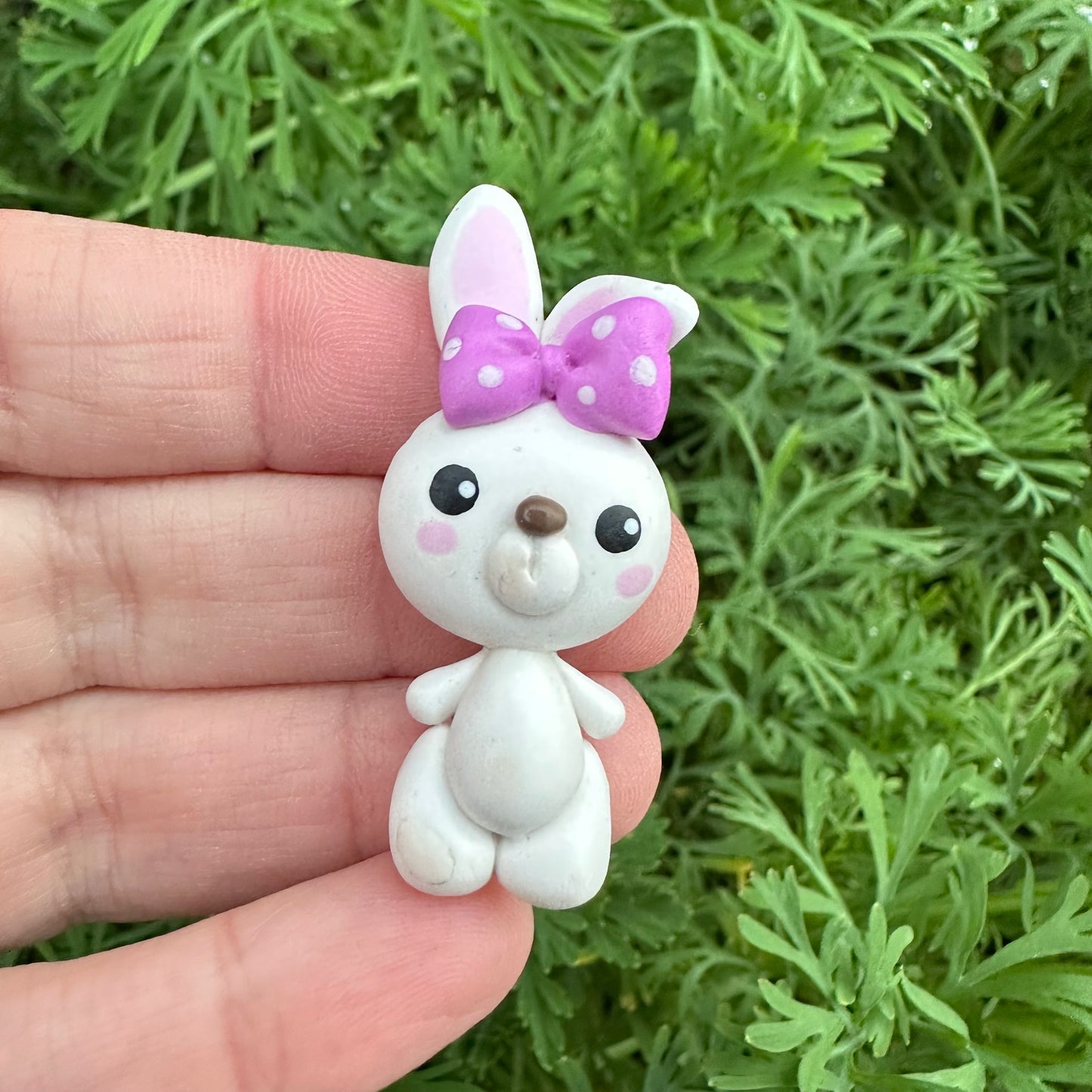 Custom Bunny Clay Bow