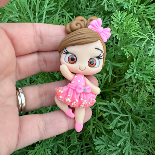 Custom Ballerina Clay Bow