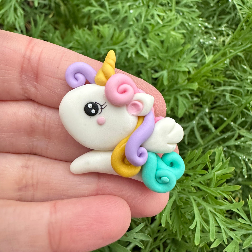 Custom Unicorn Clay Bow