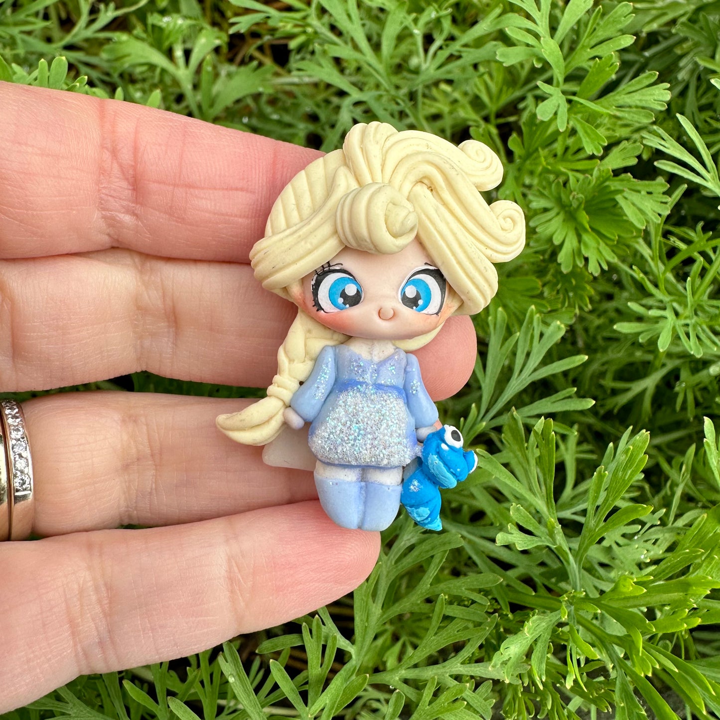 Custom Princess Clay Bow