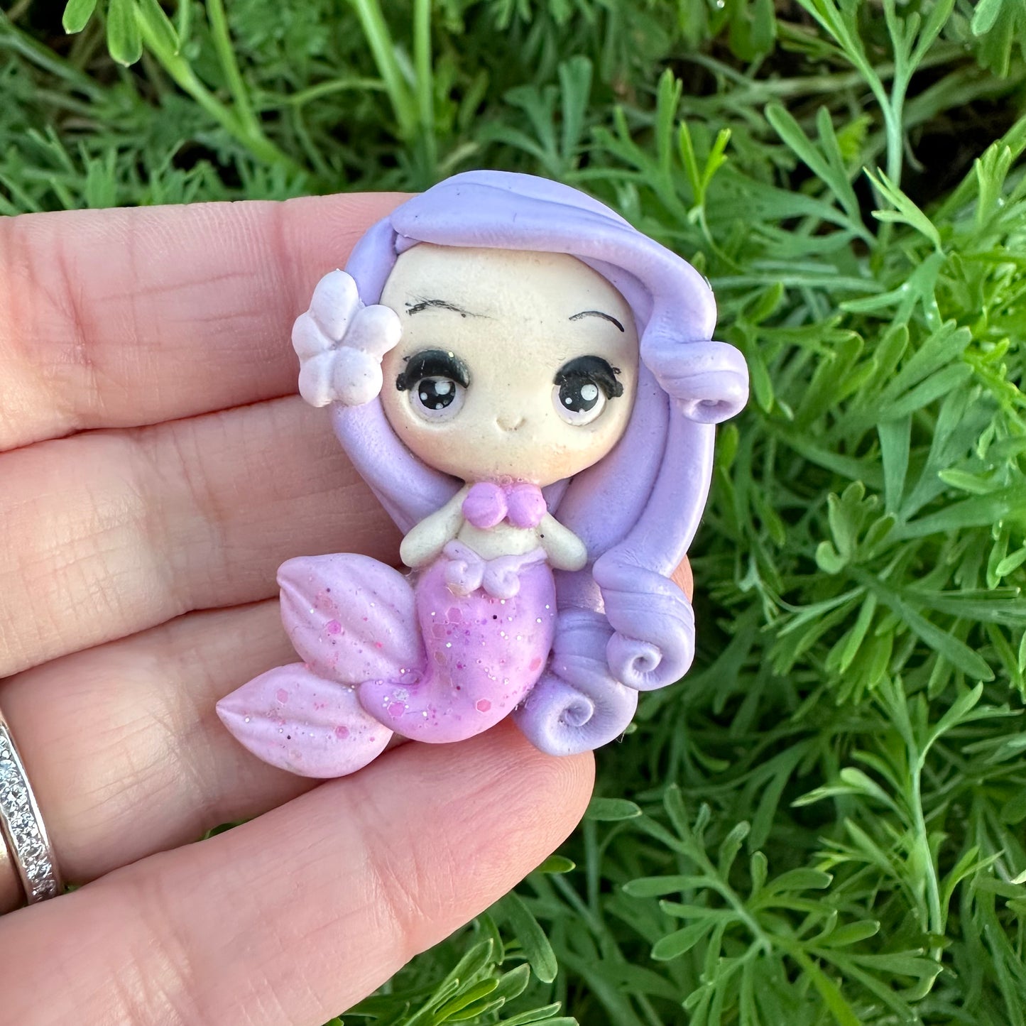 Custom Mermaid Clay Bow