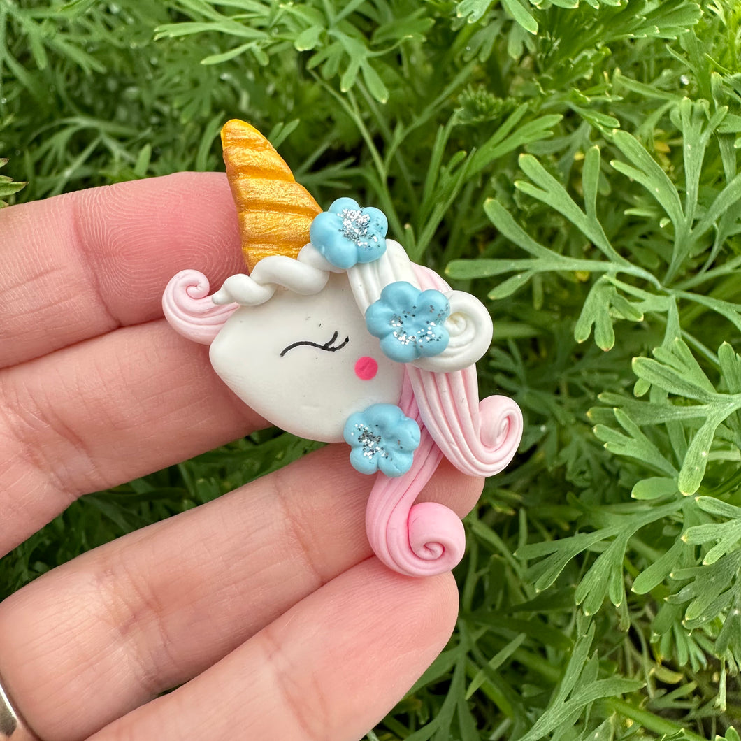 Custom Unicorn Clay Bow