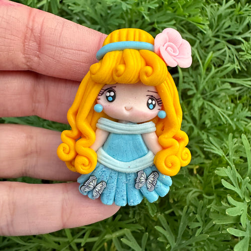 Custom Princess Clay Bow