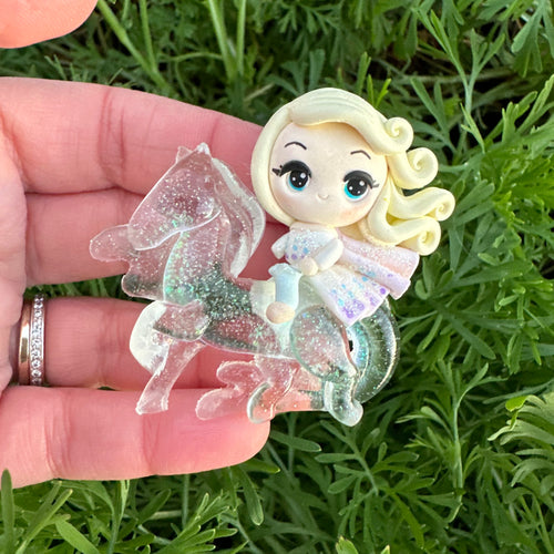 Custom Princess Clay Bow