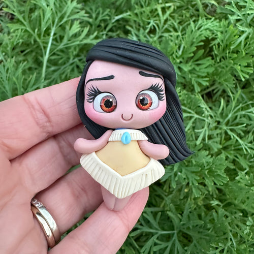 Custom Princess Clay Bow