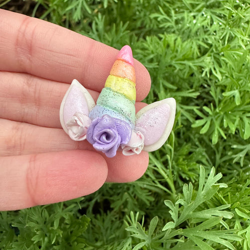 Custom Unicorn Clay Bow