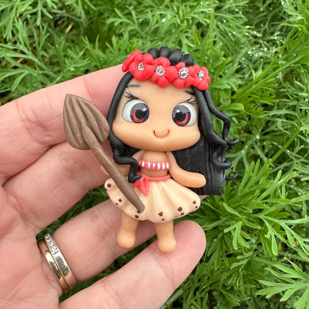 Custom Princess Clay Bow