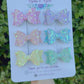 Rainbow Sprinkles Glitter Set (6 bows)