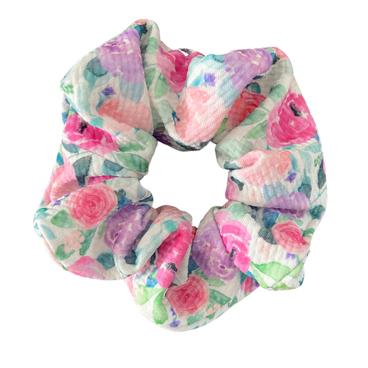 Liverpool Floral Scrunchie