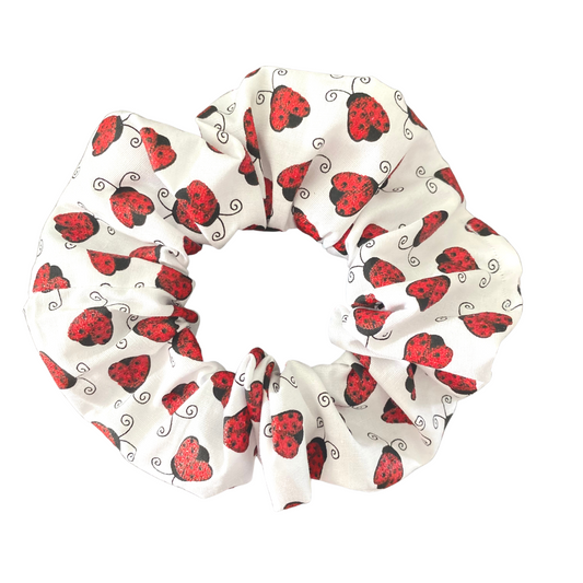 Ladybugs Glitter Scrunchie