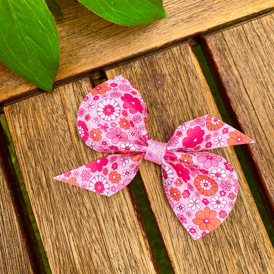 Cassie Floral Franchi Scrunch Bow