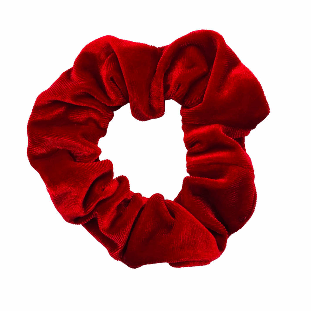 Velvet Scrunchie (Red)