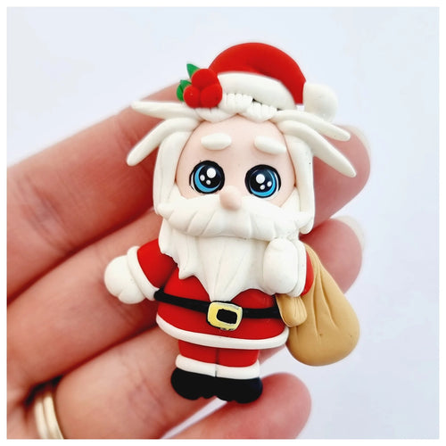 Santa Custom Clay bow