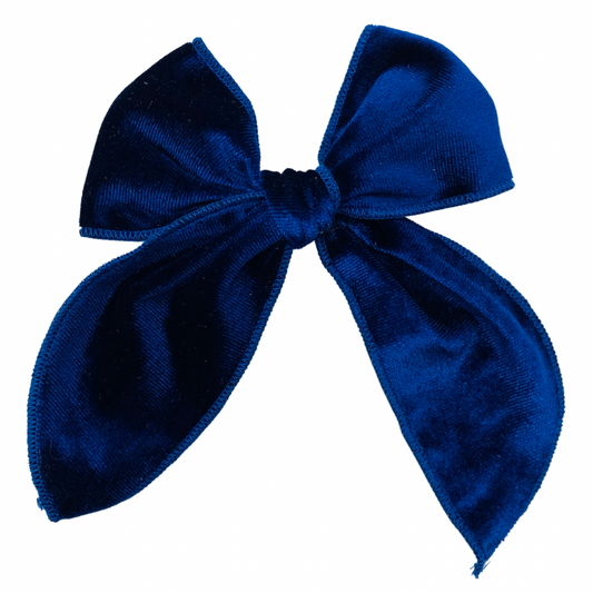 Velvet Bow (Navy)