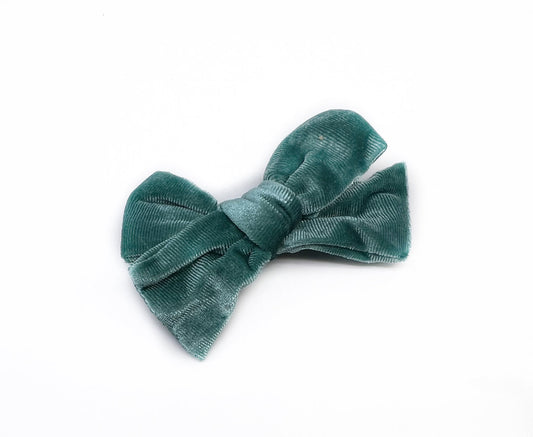 Velvet Bow (Soft Teal)