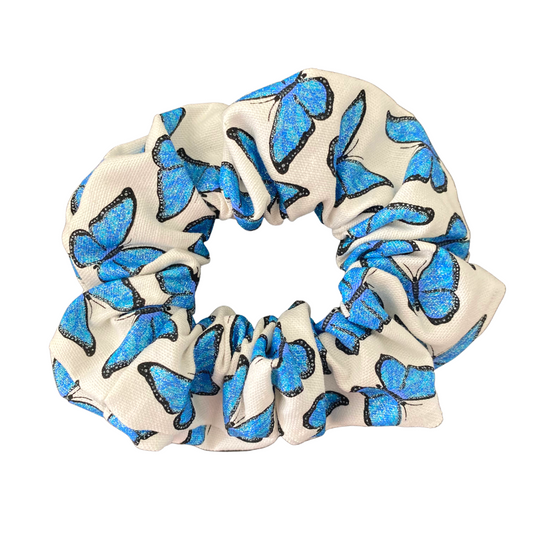 Butterfly Glitter Scrunchie