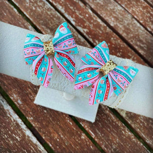 Christmas Paper Mini Sailor bows