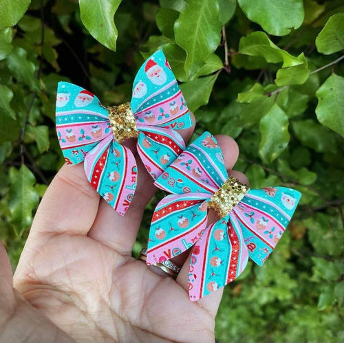 Christmas Paper Mini Sailor bows